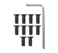 Yhenlovtt Viti di ricambio per tacchetti - adatte per Spin per bici (nero) (10 pz/20 pezzi) (SET 1)