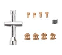 Yheonver 4 Pezzi nel Esteso 7Mm Combinatore di Mozzi Ruota Esagonali 4Mm Allargato per AXIAL SCX24 90081 1/24 RC Crawler Car Upgrades Parts