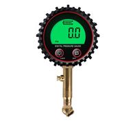 Yheonver Aggiorna Il Manometro Digitale della Pressione dei Pneumatici Mandrino d'Aria e Accessori per Il Compressore Display LCD Faretto Un LED per Impieghi Gravosi 255PSI