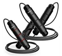 YHFAEYA Corda per saltare, corda per saltare regolabile, con cuscinetti a sfera veloci che non si aggrovigliano, adatta per uomini, donne e bambini, fitness, allenamento e dimagrimento a casa e a