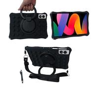YHFZR Cover per Alldocube iPlay 60 Lite, Silicone Resistente 360 Supporto Rotante Custodia Protettiva per Bambini per Alldocube iPlay 60 Lite 10,95 Pollici, Nero
