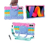 YHFZR Cover per Alldocube iPlay 60 Lite, Silicone Resistente 360 Supporto Rotante Custodia Protettiva per Bambini per Alldocube iPlay 60 Lite 10,95 Pollici, Rosa
