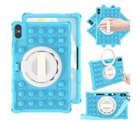 YHFZR Cover per Teclast T40HD/T40 Air, Silicone Resistente 360 Supporto Rotante Custodia Protettiva per Bambini per Teclast T40HD/T40 Air 10,4 Pollici, Blu