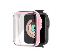 YHFZR Cover per Xiaomi Mi Watch Lite, Ultra Slim Silicone Case di Gel AntiGraffio Protettiva Custodia per Xiaomi Mi Watch Lite, Rosa