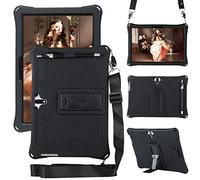 YHFZR Custodia Cover per BRILLAR IBLK002 10 Pollice, Ultra Leggero Protettiva Cover in Silicone con Supporto per Bambini per BRILLAR IBLK002 10 Pollice, Nero