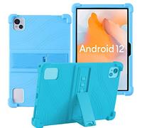 YHFZR Custodia Cover per DOOGEE T10, Ultra Leggero Protettiva Cover in Silicone con Supporto per Bambini per DOOGEE T10 Tablet 10 Pollici, Blu