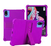 YHFZR Custodia Cover per DOOGEE U10 Tablet, Ultra Leggero Protettiva Cover in Silicone con Supporto per Bambini per DOOGEE U10 Tablet 10,1 Pollici, Viola