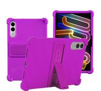YHFZR Custodia Cover per Lenovo Xiaoxin Pad Pro GT 11,1 Pollici 2025 TB710FU, Ultra Leggero Protettiva Cover in Silicone con Supporto per Bambini, Viola