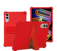 YHFZR Custodia Cover per Lenovo Xiaoxin Pad Pro GT 11,1 Pollici 2025 TB710FU, Ultra Leggero Protettiva Cover in Silicone con Supporto per Bambini, Rosso