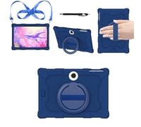 YHFZR Custodia Cover per OPPO Pad SE/OnePlus Pad Lite 11 Pollici Tablet, Silicone Resistente 360 Supporto Rotante Custodia Protettiva per Bambini, Blu