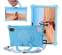 YHFZR Custodia Cover per Teclast P25T, Silicone Resistente 360 Supporto Rotante Custodia Protettiva per Bambini per Teclast P25T 10,1 Pollice, Blu