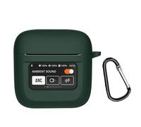 YHFZR Custodia per JBL Tour Pro 2, Cute Custodia protettiva in silicone Case Cover per JBL Tour Pro 2 con Cinturino ad Anello, Verde