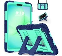YHFZR Custodia per Samsung Galaxy Tab A11 8,7 Pollici SM-X130/X133/X135, Supporto e Robusta Ibrida Antiurto Cover Rigida Protettiva, Verde