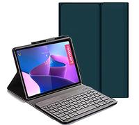 YHFZR Custodia tastiera spagnola Ñ per Lenovo Tab P11 Pro 2nd 2022, spagnolo tastiera case con magnetica rimovibile Bluetooth per Lenovo Tab P11 Pro 2nd 2022/ Pad Pro 2022 11.2'' 2022 TB-132U, verde