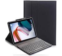 YHFZR Custodia tastiera spagnola Ñ per Xiaomi Redmi Pad, Spagnolo Ultra Slim Tastiera Keyboard Case con Magnetico Rimovibile Wireless Bluetooth per Xiaomi Redmi Pad 10.61 Pollici, Nero