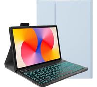 YHFZR Tastiera Custodia per DOOGEE Tab G6+ Tablet 11 Pollici, [Italiana Layout] 7 Colori Backlit Tastiera Wireless Con Custodia Protettiva, Blu