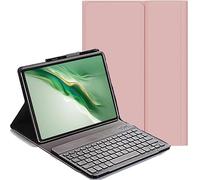 YHFZR Tastiera Custodia per Honor Magic Pad 2 Tablet 12,3 Pollici, QWERTY Sottile PU Custodia con Supporto Cover Tastiera Rimovibile Wireless Keyboard per Honor Magic Pad 2 Tablet 12,3 Pollici, Rosa