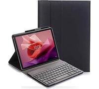 YHFZR Tastiera Custodia per OnePlus Pad Go 2 Tablet 12,1 Pollici, QWERTY Sottile PU Custodia con Supporto Cover Tastiera Rimovibile Wireless Keyboard, Nero
