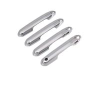 YHGGDN 1 Set Di Coperture Per Maniglie Esterne Per Smart Key Per Toyota Per Highlander Per Crown 2019-2025 2 Fori Per Pulsante Copertura Per Maniglia Esterna Dell'auto(Argento 1)