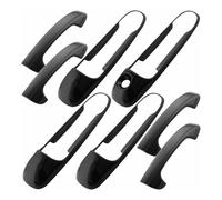 YHGGDN 1 Set Di Rivestimenti Per Maniglie Esterne Auto Per Ram 1500 2500 3500 4500 5500 2009-2018 Coperture Decorative Nero Copertura Per Maniglia Esterna Dell'auto