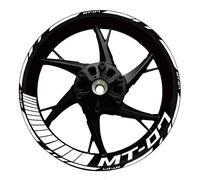 YHGGDN Adesivi per Cerchi Moto per Yamaha Mt07 MT-07 MT 07 2020-2022 Nastro Riflettente A Strisce Nastro Riflettente per Cerchioni per Moto(Colore 11)