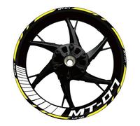 YHGGDN Adesivi per Cerchi Moto per Yamaha Mt07 MT-07 MT 07 2020-2022 Nastro Riflettente A Strisce Nastro Riflettente per Cerchioni per Moto(Colore 8)