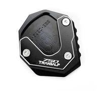 YHGGDN Piastra del Piede Piastra di Estensione del Supporto del Cavalletto Laterale per Moto per TRANSALP 750 2023 XL750 XL 750 Xl750 XL 750 Estensore(Nero)