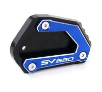 YHGGDN Supporto per Cavalletto Laterale Estensore per Moto per Suzuki SV 650 S 650S SV650 2003 2004 2005 2006 2007 Piastra di Estensione Antiscivolo Pedana CNC(Blu,X-1)