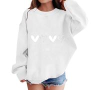 YHHRJAI Felpa per ragazze, graziose felpe a maniche lunghe stampate, pullover casual, abbigliamento per tutti i giorni, abbigliamento per le vacanze, festival, scuola caldo cappotto per ragazze