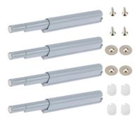 YHIJSR 4 Pezzi Push Pull per Ante Robusto Apertura a Pressione Ante Chiusura Magnetico Pressione Home Premi per Aprire Custodia in Alluminio Chiusura Scrocco Magnetico Chiusura