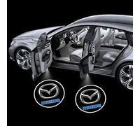 YHIKAHT Proiettore a LED per Portiera dell'auto per Mazda CX-8/Mazda CX-9/Mazda CX-30/Mazda MX-30, Luce di Benvenuto Luci Portiera Auto Logo 3D Proiettore Auto Portello di Automobile,A Black-2