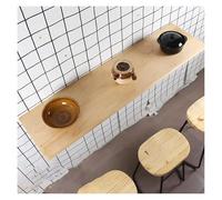 YHKJLYH Materiali Resistenti ed estetica Si fondono: Realizzato in Legno pregiato e robuste staffe da Parete in Metallo, Questo Tavolo Pieghevole Si Integra Perfettamente in Qualsiasi Parete e Stile