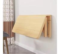 YHKJLYH Questo Tavolo Pieghevole da Parete è Versatile e può Essere utilizzato Come scrivania, Zona Studio, Zona Pranzo o Tavolo espositivo. Realizzato con Materiali di Alta qualità, Presenta Una su