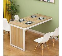 YHKJLYH Tavolo da Pranzo Pieghevole a Parete: Realizzato con Molle di Alta qualità e robuste aste, Il Nostro Tavolo Offre Un Supporto affidabile per Le vostre Esigenze di ristorazione. La Sua Strutt