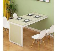 YHKJLYH Tavolo da Pranzo Pieghevole a Parete: Realizzato con Molle di Alta qualità e robuste aste, Il Nostro Tavolo Offre Un Supporto affidabile per Le vostre Esigenze di ristorazione. La Sua Strutt