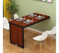 YHKJLYH Tavolo da Pranzo Pieghevole a Parete: Realizzato con Molle di Alta qualità e robuste aste, Il Nostro Tavolo Offre Un Supporto affidabile per Le vostre Esigenze di ristorazione. La Sua Strutt