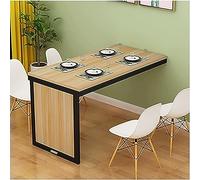 YHKJLYH Tavolo da Pranzo Pieghevole a Parete: Realizzato con Molle di Alta qualità e robuste aste, Il Nostro Tavolo Offre Un Supporto affidabile per Le vostre Esigenze di ristorazione. La Sua Strutt