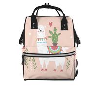 YHLKLWKSZC Borsa per pannolini per mummia zaino carino disegnato a mano lama stampa grande capacità mummia borsa maternità zaino multifunzionale per pannolini stampa 3d zaino da viaggio per la mamma
