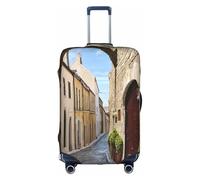 YHLKLWKSZC Copribagagli con stampa di strada italiani Copribagagli Copribagagli Elastico Copribagagli Protettore per Valigia 30-32 cm, Bianco, Small, Moda