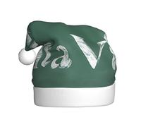 YHLKLWKSZC Formule Forme Teoria Lezione di Matematica Stampato Cappello di Natale Cappello di Babbo Natale Per Adulti Unisex Vacanza Cappello di Natale