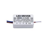 Yhloubb LED Driver 1pcs AC85-265V Driver di trasformatori a LED, 4-7W 300mA