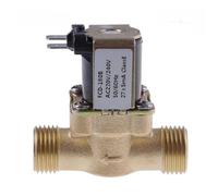YHMKQMDMY 1PC DC 12V 24V AC 220V G1/2'' Valvola solenoide elettrica in Ottone for scaldabagno(AC 220V)