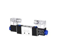YHMKQMDMY 4V120-06 4V220-08 4V320-10 4V420-15 Elettrovalvole pneumatiche 5/2 Vie Porta valvola Bobina Singola DC24V AC220V(4V230C-08 AC220V)