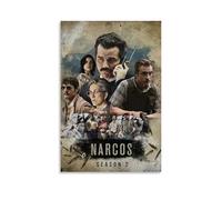 YHNGFDSKNB Narcos Modern Classics Movies TV Series Poster su tela, decorazione artistica da parete, per camera da letto, 30 x 45 cm, senza cornice