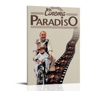 YHNGFDSKNB Nuovo Cinema Paradiso Modern Classics Movies TV Series - Poster su tela, decorazione artistica da parete, per camera da letto, 30 x 45 cm, con cornice