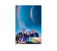 YHNGFDSKNB Poster su tela con copertina di album dei Coldplay Singer, decorazione artistica da parete per camera da letto, 40 x 60 cm, senza cornice