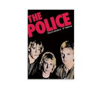YHNGFDSKNB Poster su tela con copertina di album "The Police Singer", decorazione artistica da parete per camera da letto, 60 x 90 cm, senza cornice