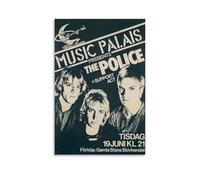 YHNGFDSKNB Poster su tela con copertina di album "The Police Singer", serie musicale, decorazione artistica da parete, per camera da letto, 30 x 45 cm, senza cornice