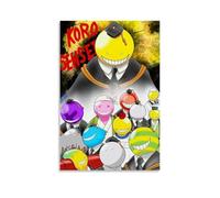YHNGFDSKNB Poster su tela, motivo: Assassination Classroom, Koro Sensei Classic, serie anime, decorazione artistica da parete, per camera da letto, 40 x 60 cm, senza cornice
