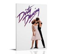 YHNGFDSKNB Poster su tela, motivo: Dirty Dancing Modern Classics Movies TV Series, decorazione artistica da parete per camera da letto, 20 x 30 cm, con cornice